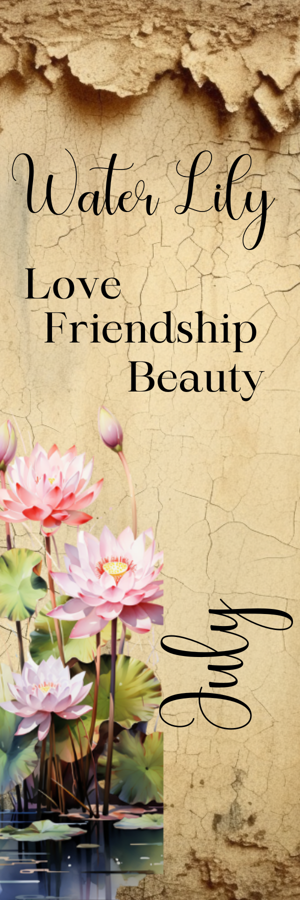 Birth Month Flower Bookmark
