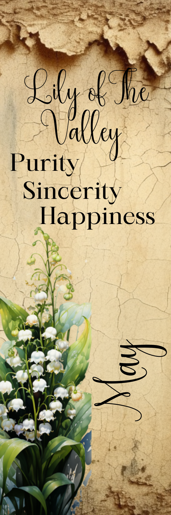 Birth Month Flower Bookmark