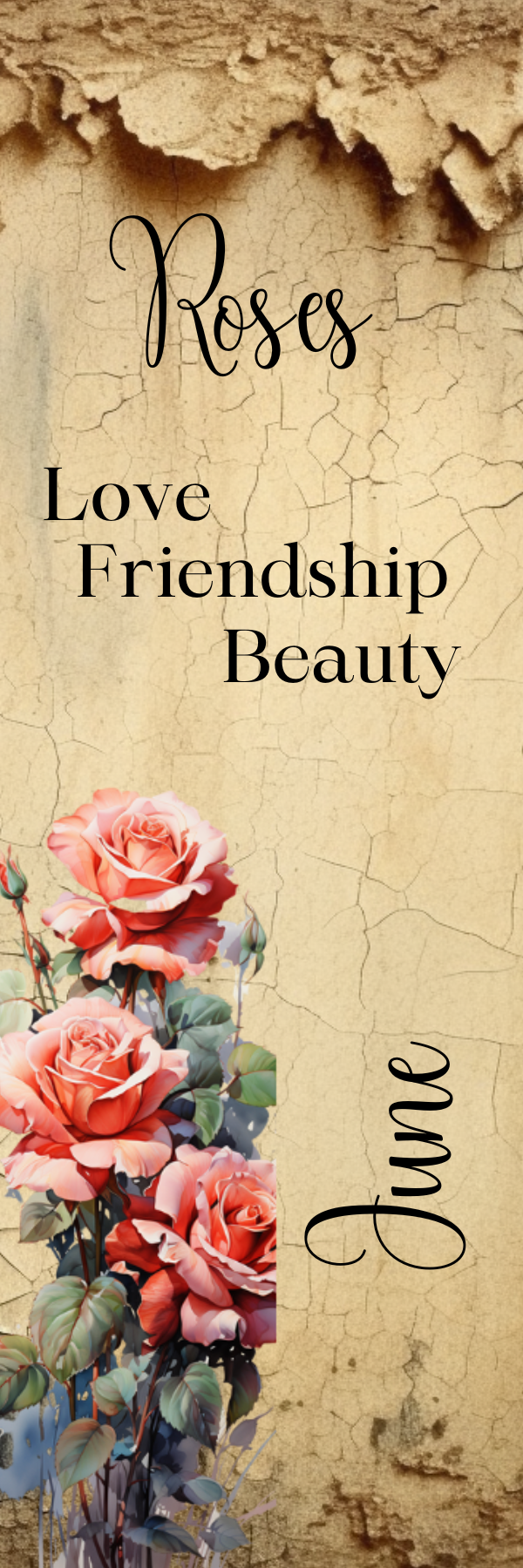 Birth Month Flower Bookmark