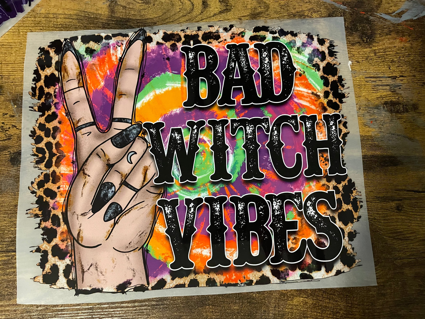 Adult Bad Witch Vibes DTF