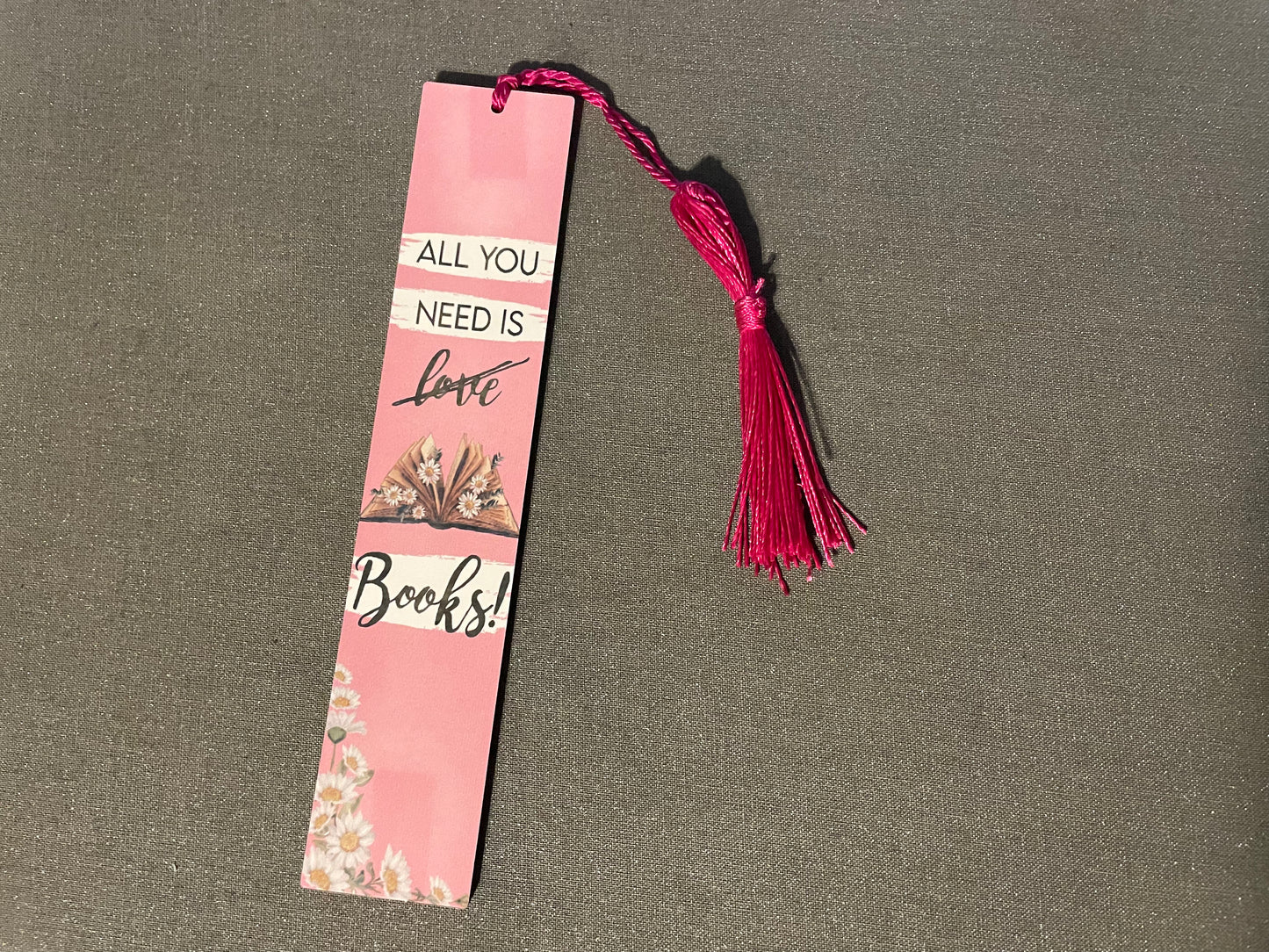 All you need is books bookmark