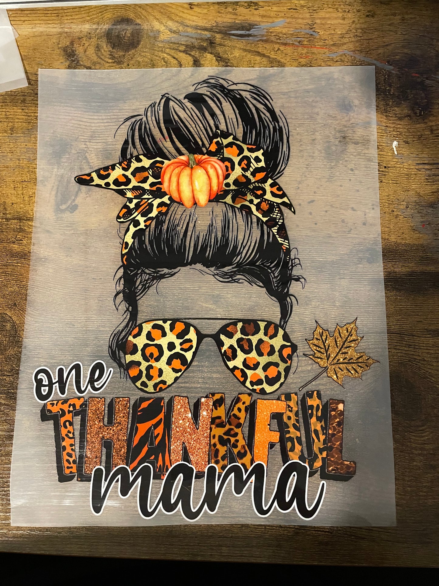 Adult Thankful Mama DTF