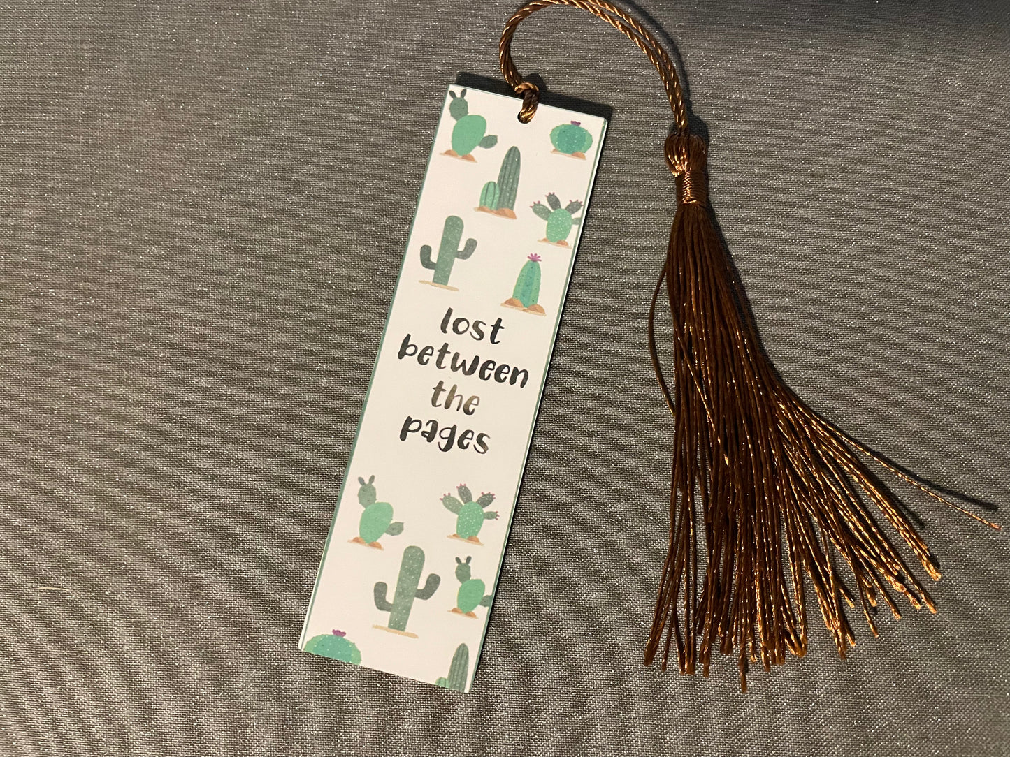 Lost between the pages bookmark