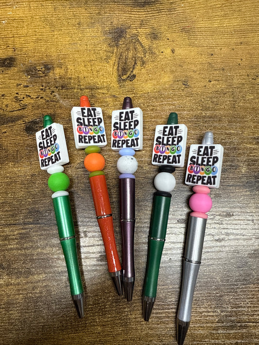 Eat Sleep Bingo Repeat Pen