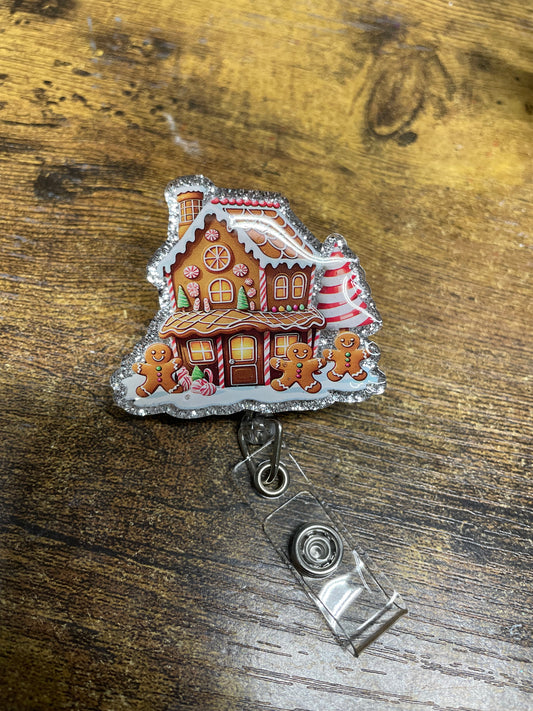 Gingerbread House Badge Reel