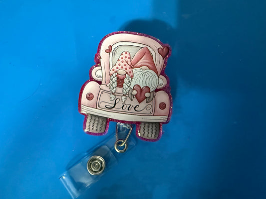 Valentines Gnome Badge Reel