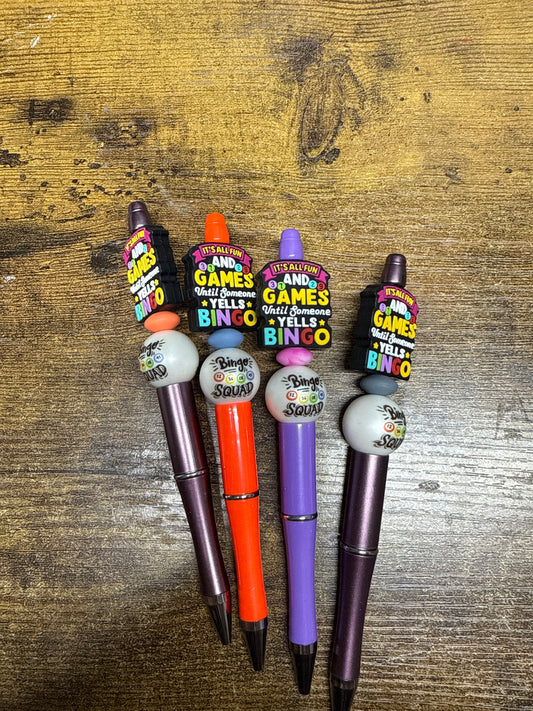 It’s all fun and games until someone yells bingo pen