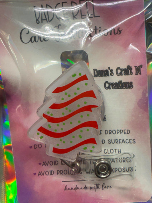 Christmas Tree Badge Reel