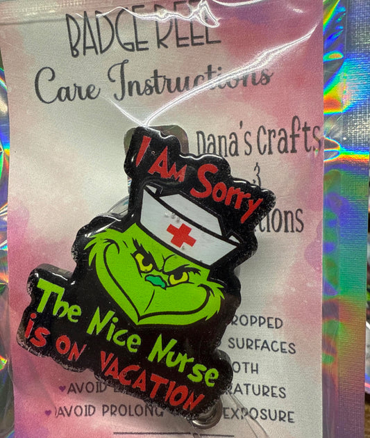The Nice Nurse is On Vacation Badge Reel