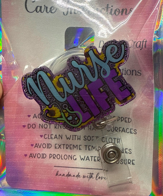 Nurse Life Badge Reel
