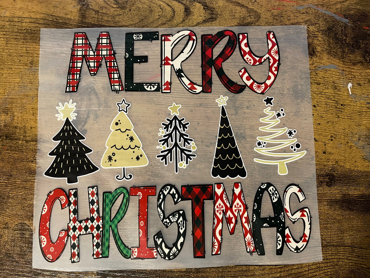 Youth Merry Christmas DTF