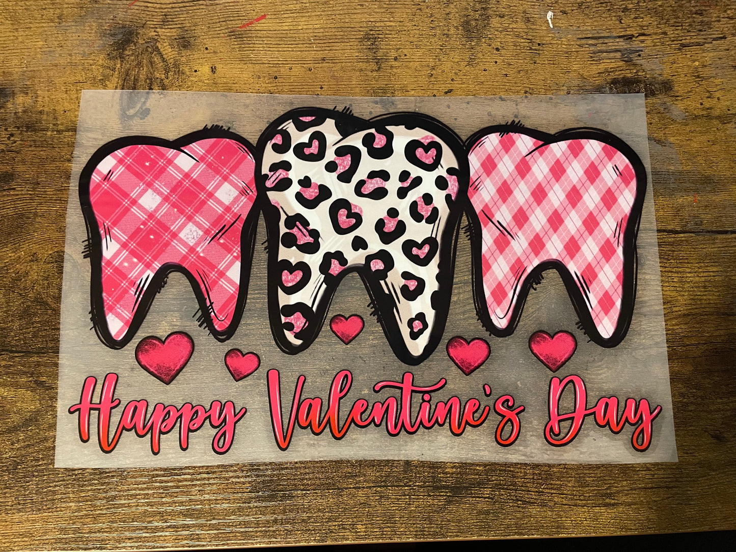Adult Tooth Valentines DTF