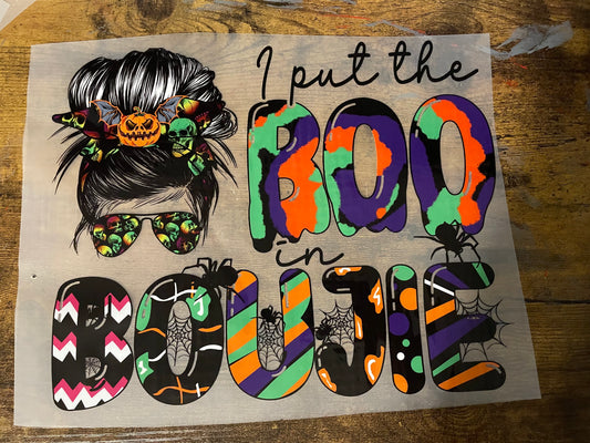 Adult Halloween Boujie DTF