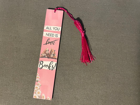 All you need is books bookmark