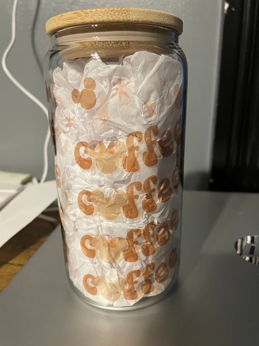 16oz Coffee Glass