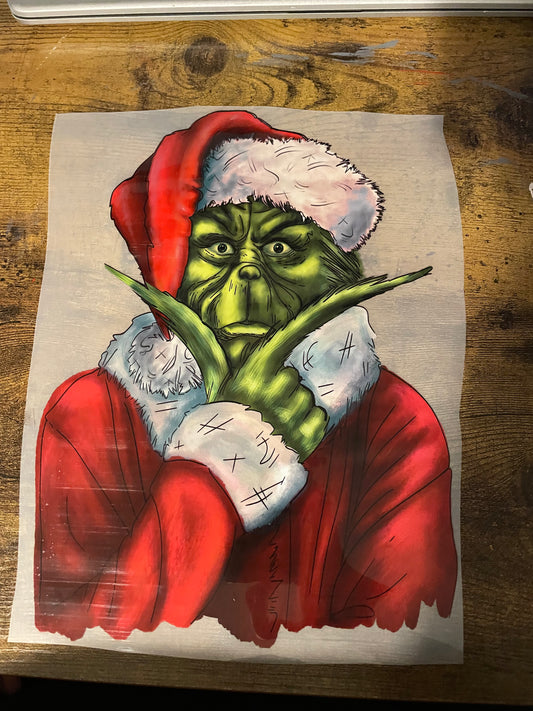 Adult Grinch DTF
