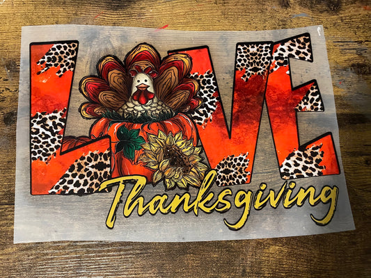 Adult Love Thanksgiving DTF