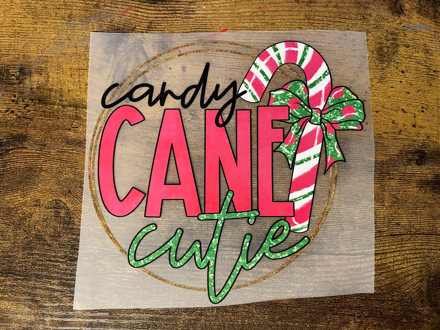 Candy Cane Cutie DTF