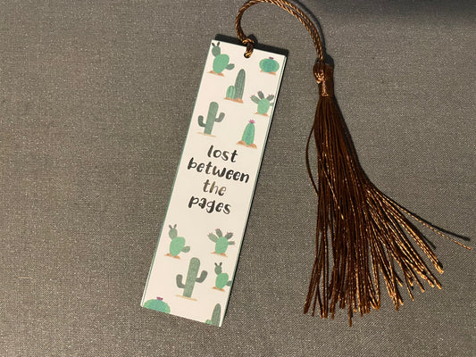Lost between the pages bookmark